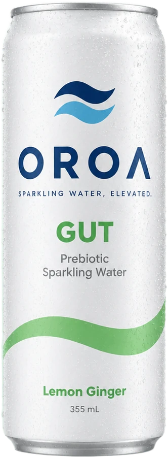 OROA GUT can, Lemon Ginger, 355 mL