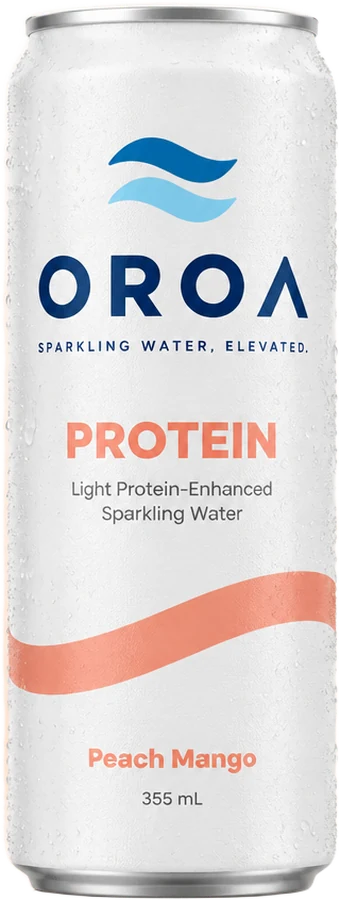 OROA PROTEIN can, Peach Mango, 355 mL